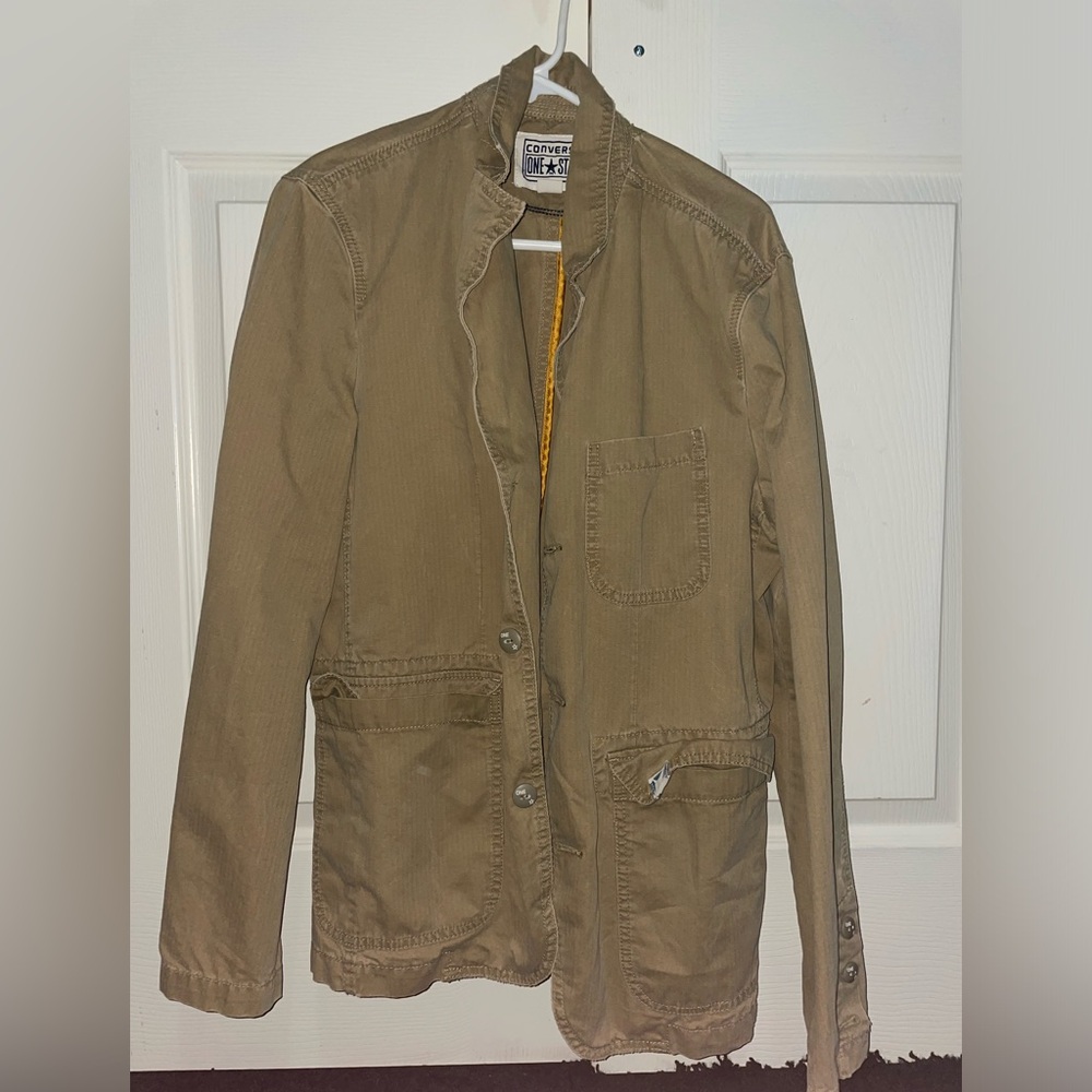 Converse button down jacket